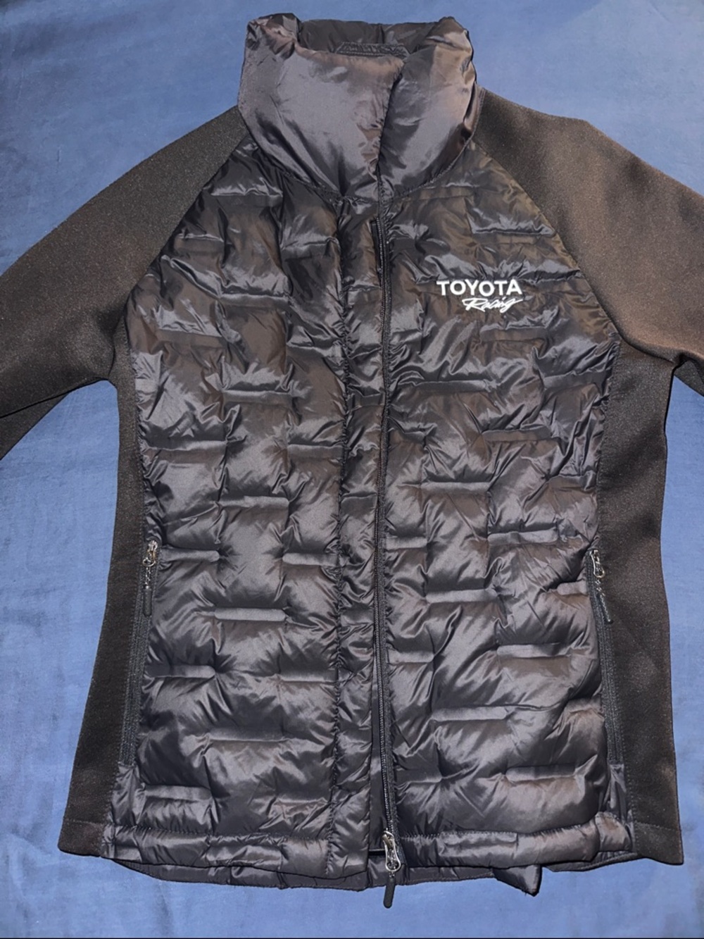 Toyota Racing Women's Black Puffer Jacket